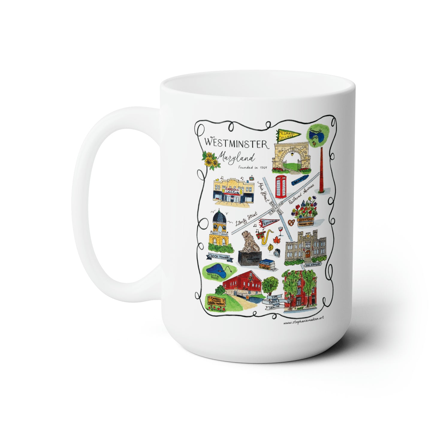 Westminster, Maryland - Ceramic Mug 15oz