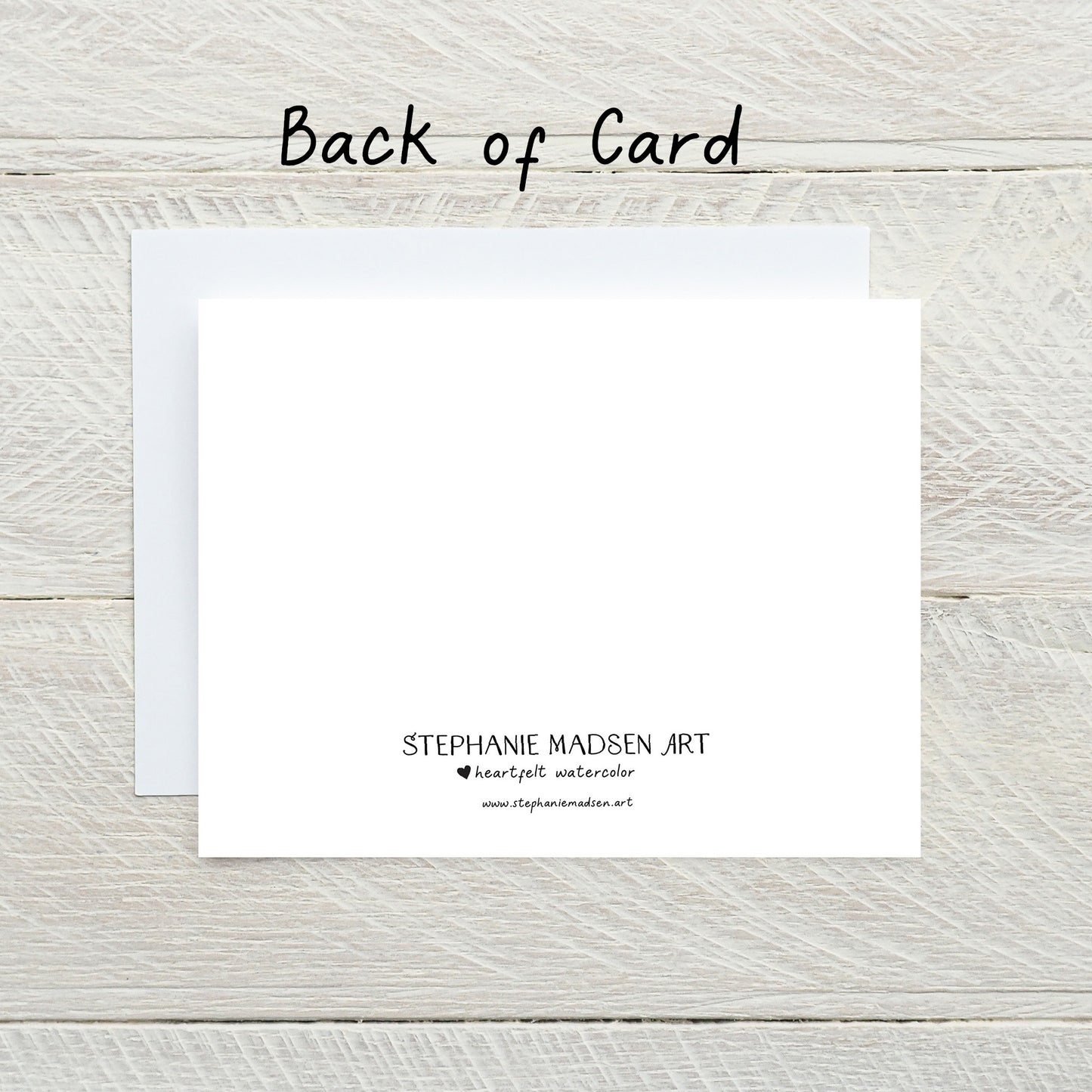 Blue Wildflower Thank You Cards - set of 8