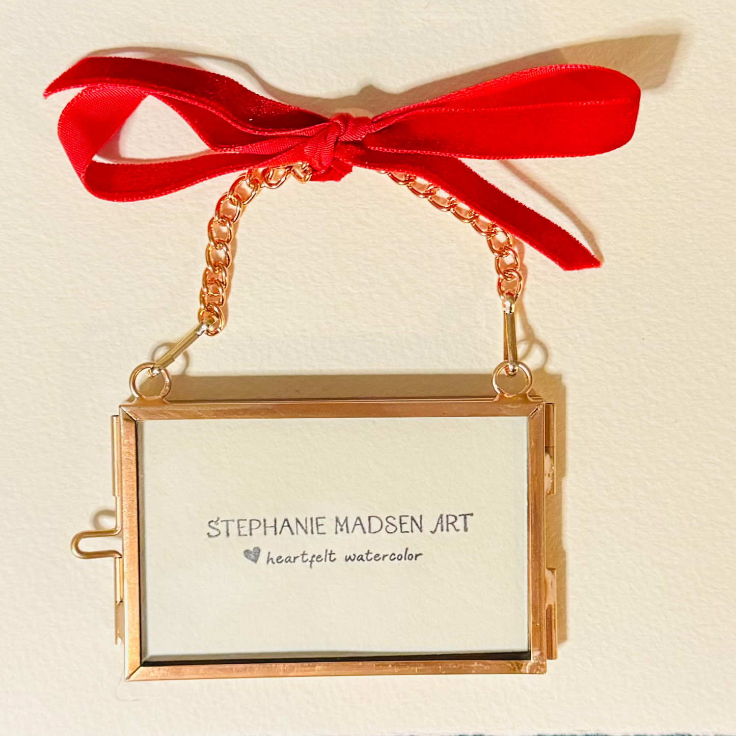 Handmade Heirloom Ornaments - Penguins in Love