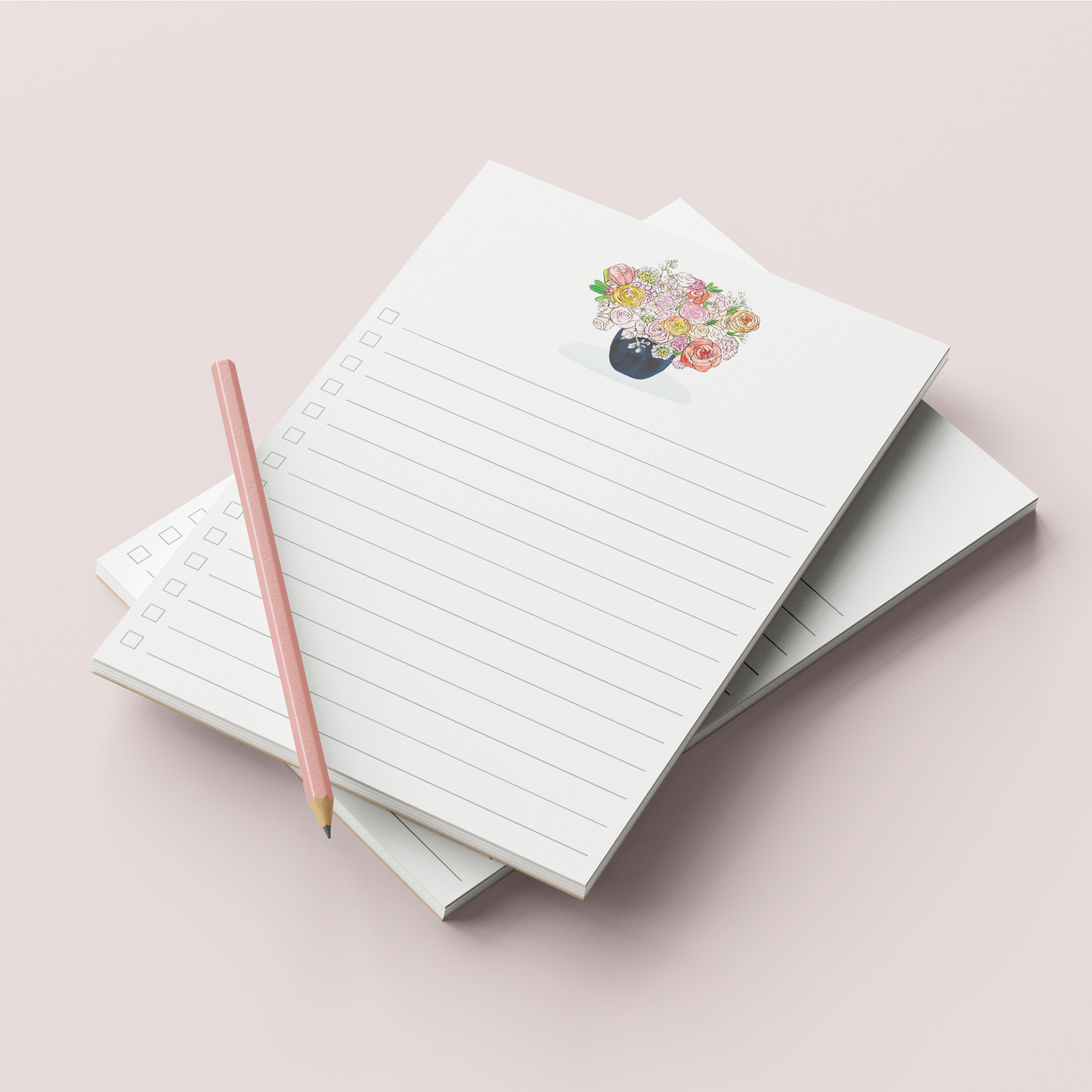Pink Posy Stationery Gift Sets