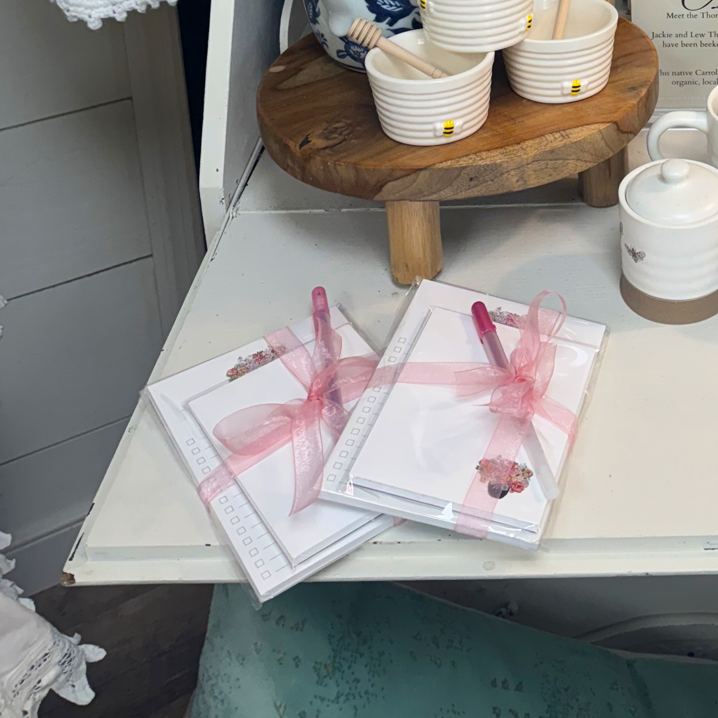 Pink Posy Stationery Gift Sets
