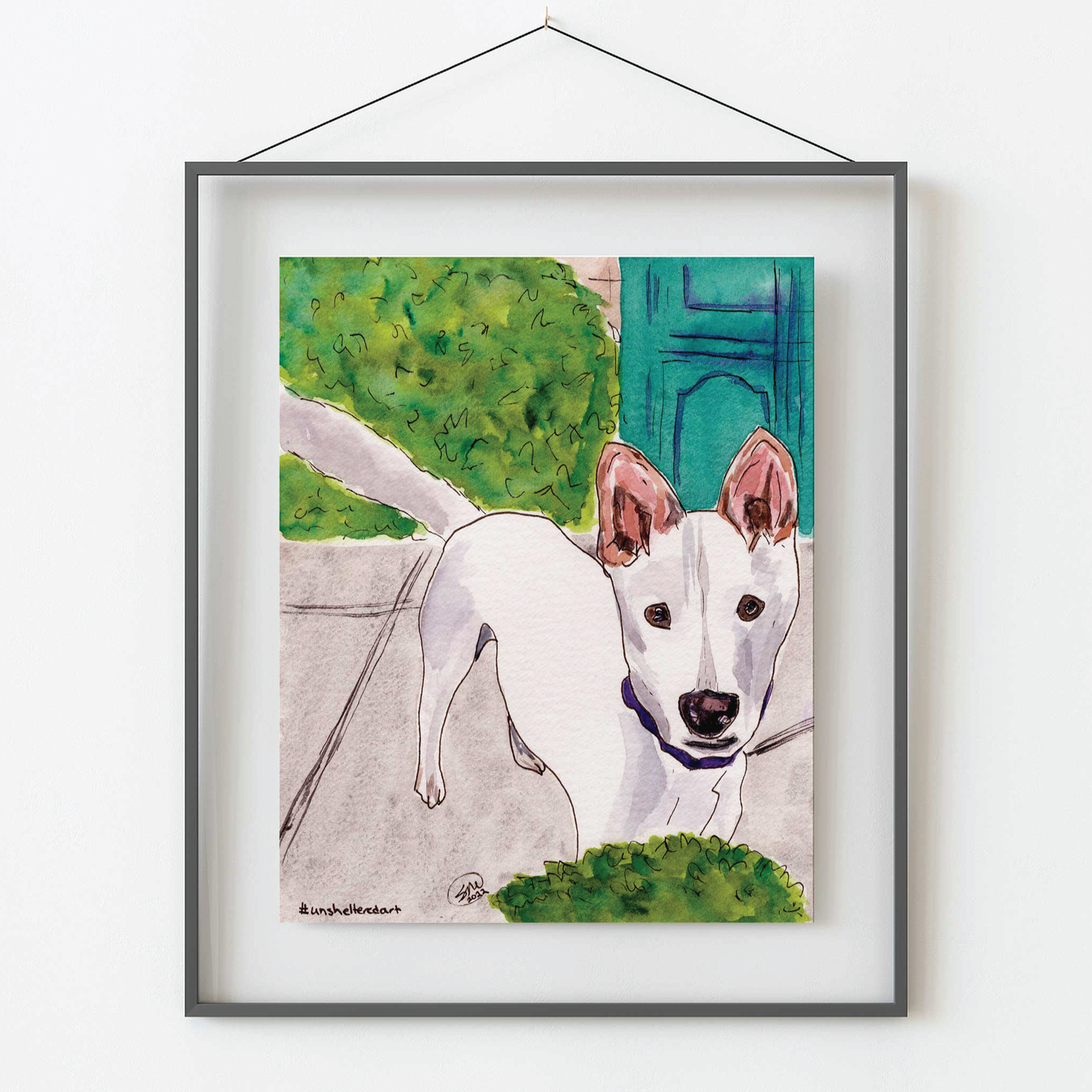 Custom Watercolor Pet Portrait