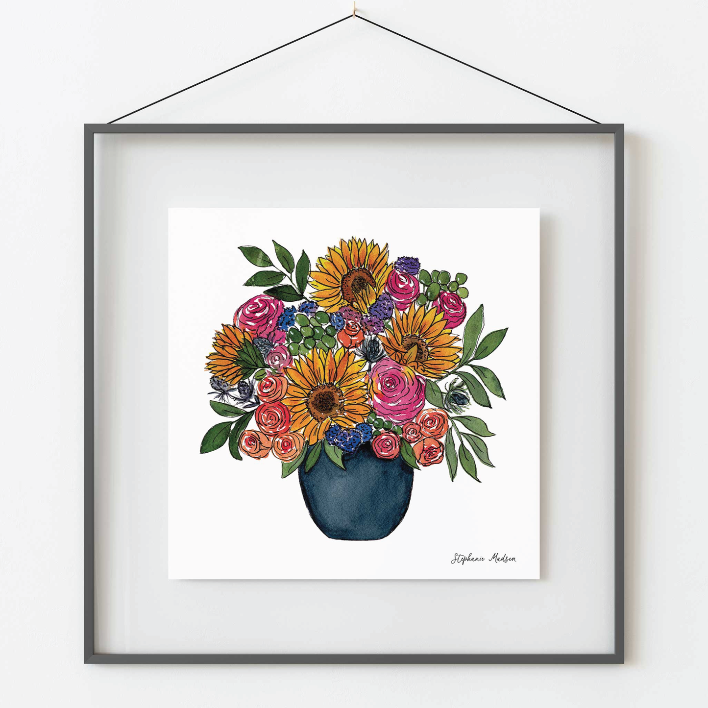 Sunflower Days - Art Print