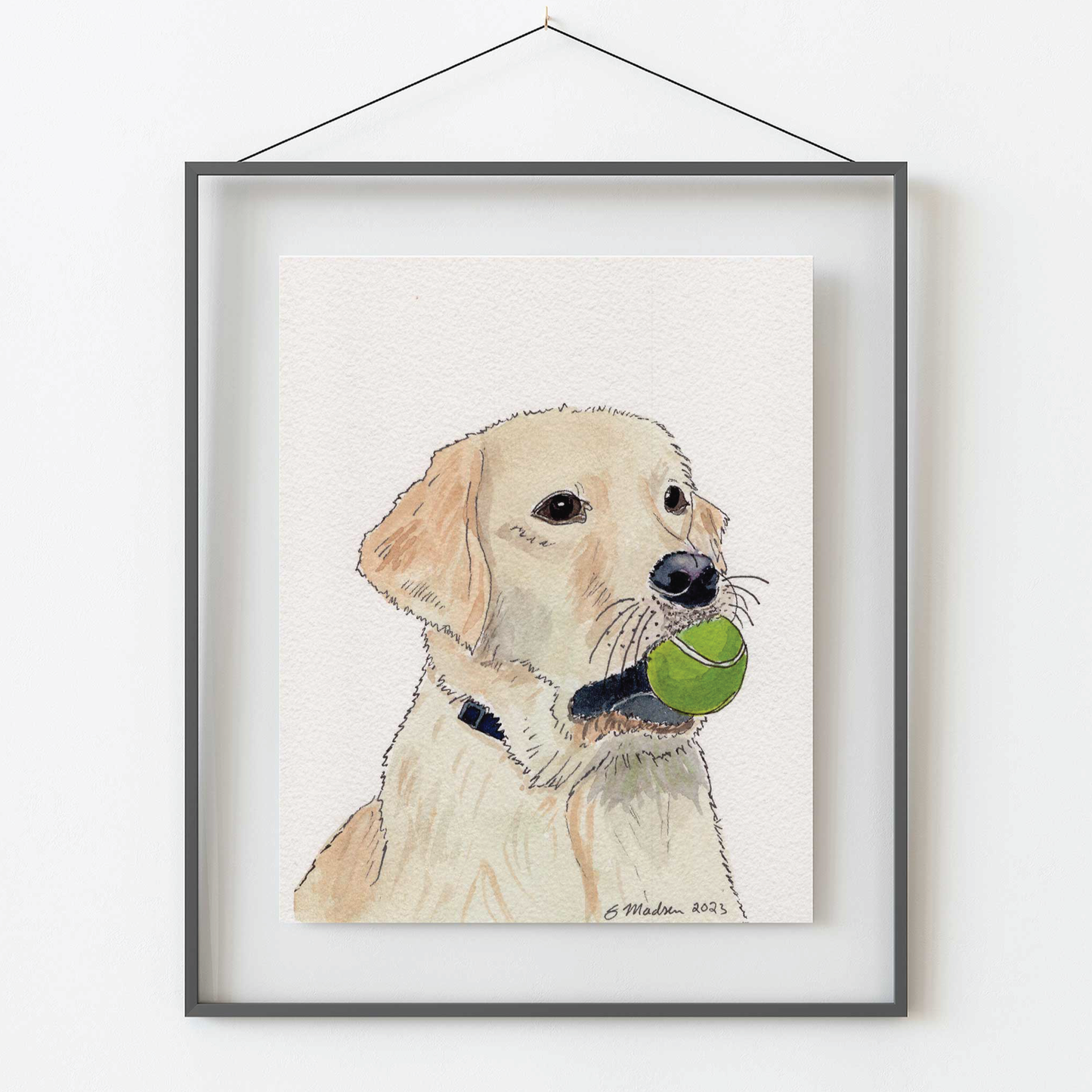 Custom Watercolor Pet Portrait