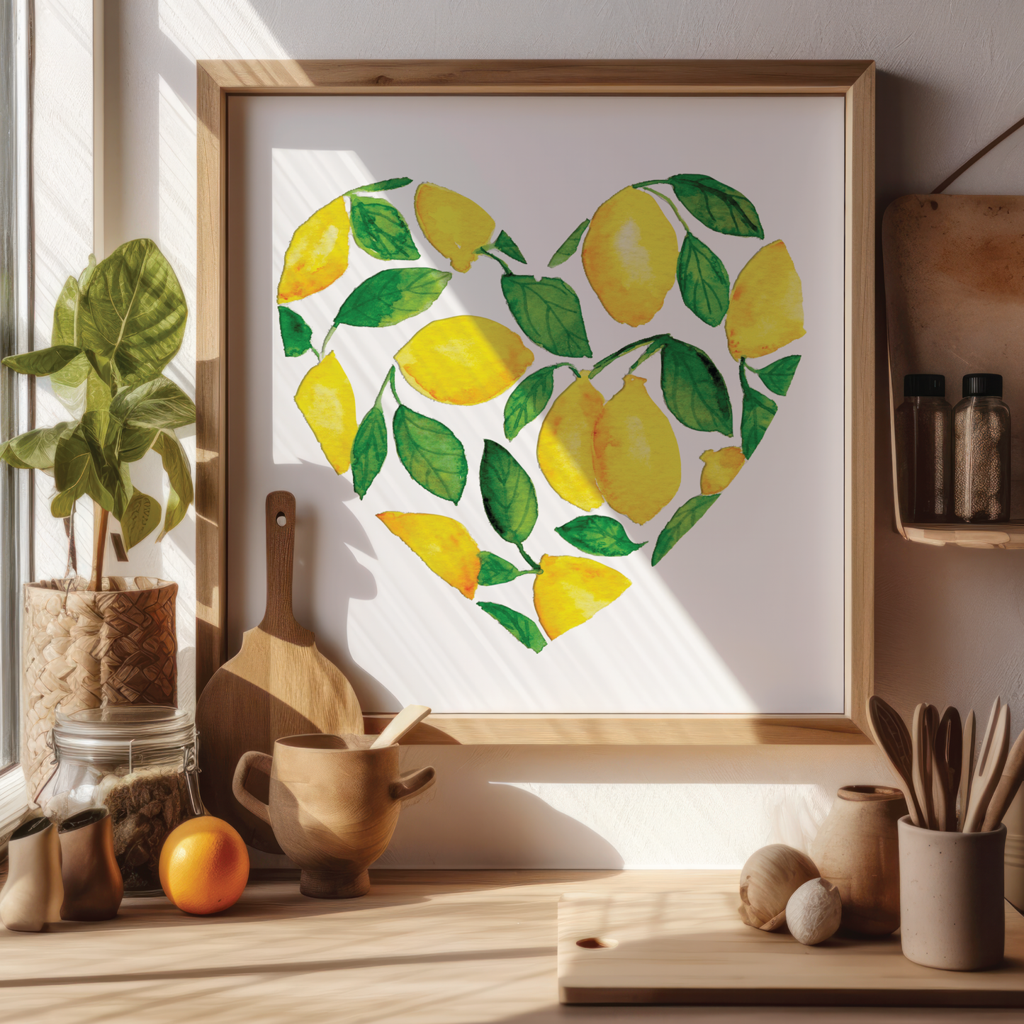 A Heart Full of Lemons - Artwork Print