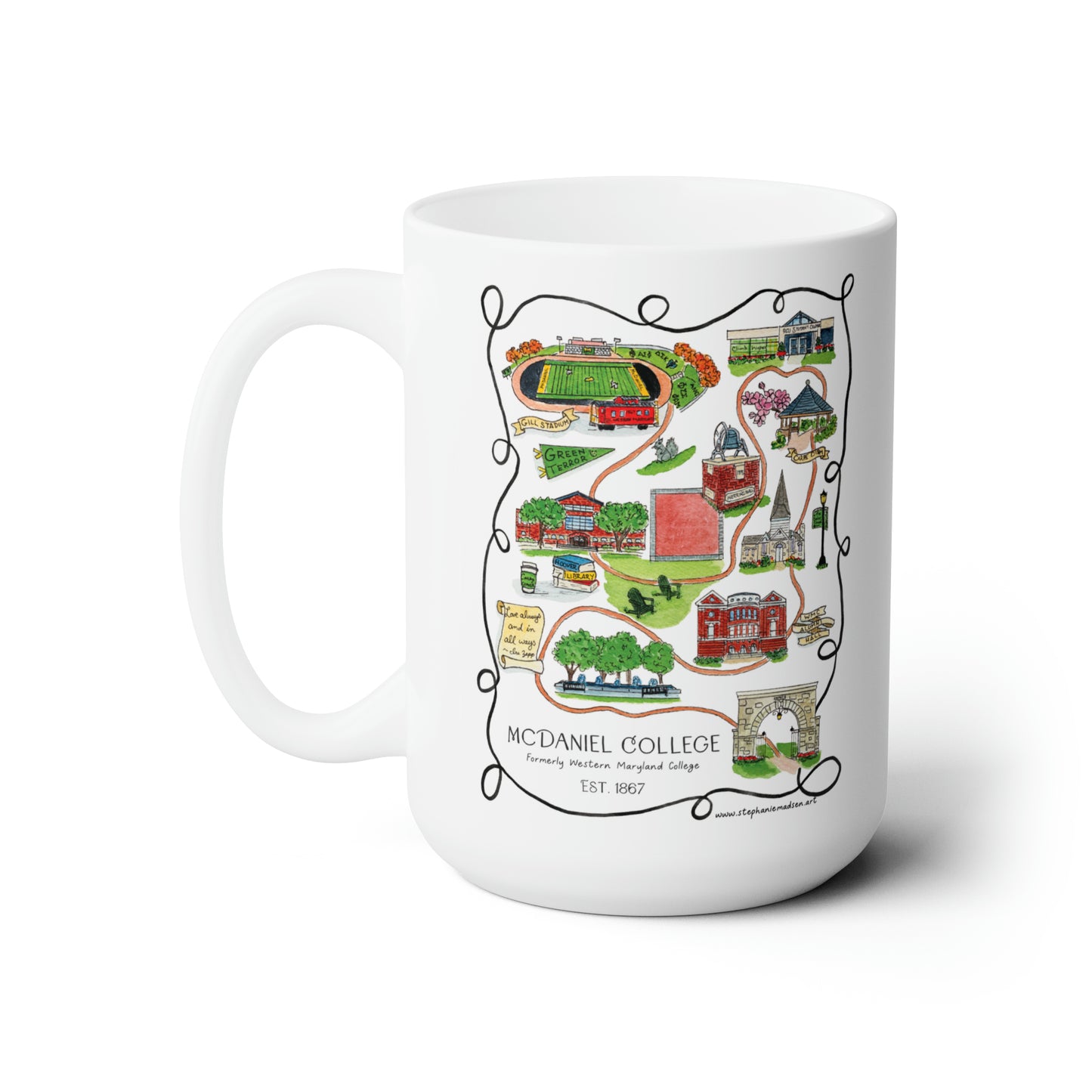 McDaniel College - Ceramic Mug 15oz