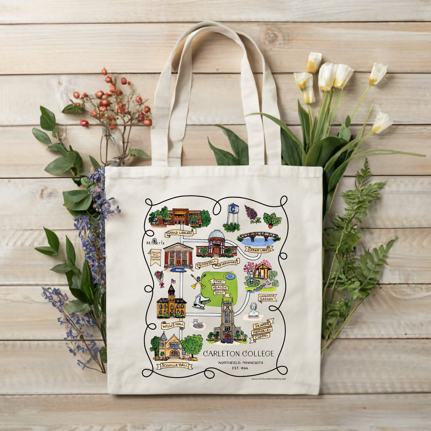 Carleton College Tote Bag