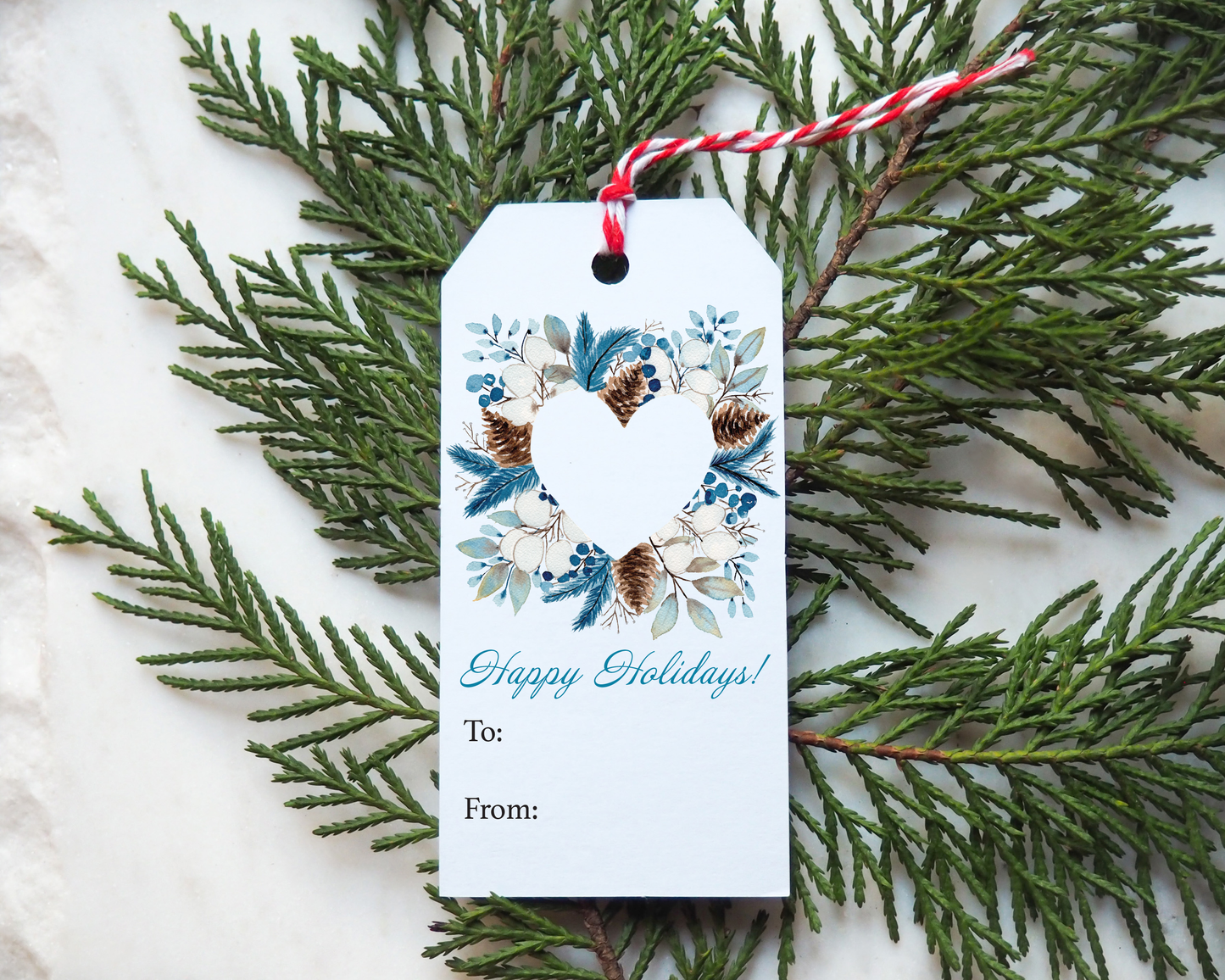 Holiday Gift Tags - set of 10 - Free Shipping
