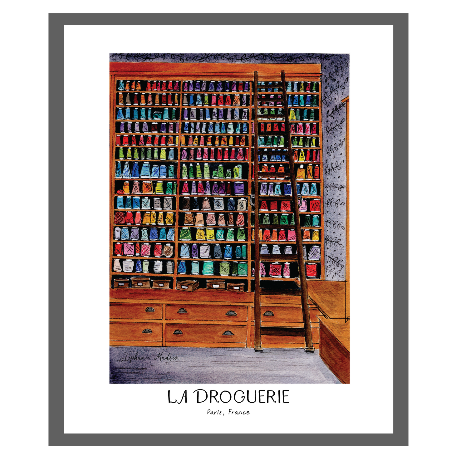 La Droguerie: A Paris Yarn Shop - Art Print