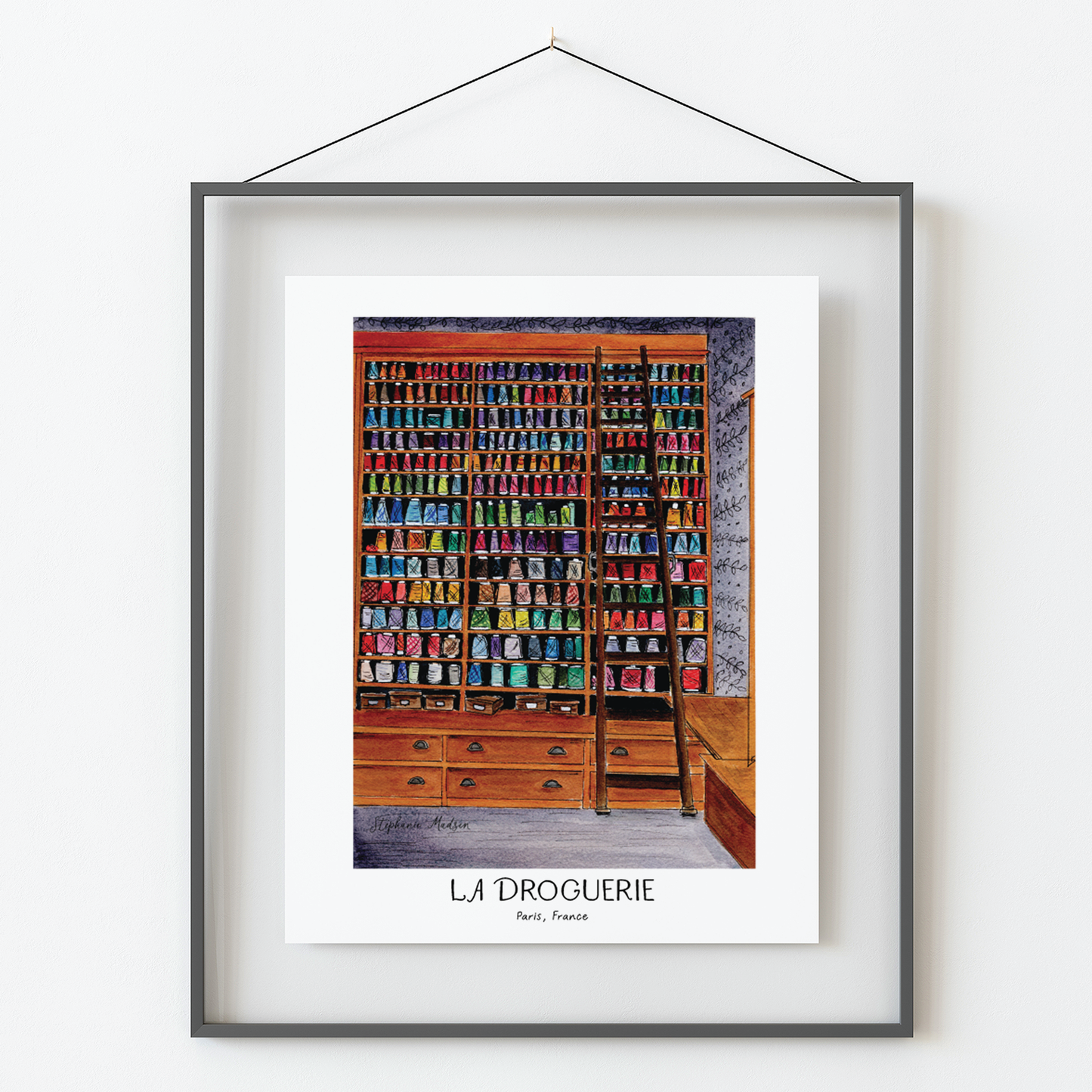 La Droguerie: A Paris Yarn Shop - Art Print