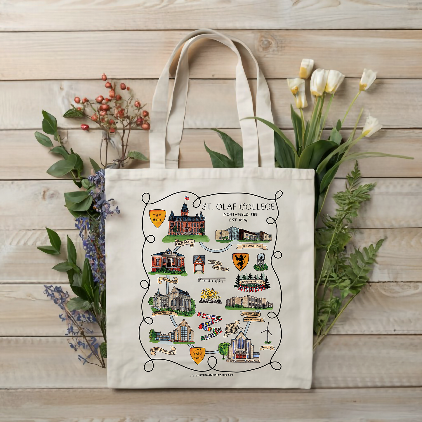 St. Olaf College Tote Bag