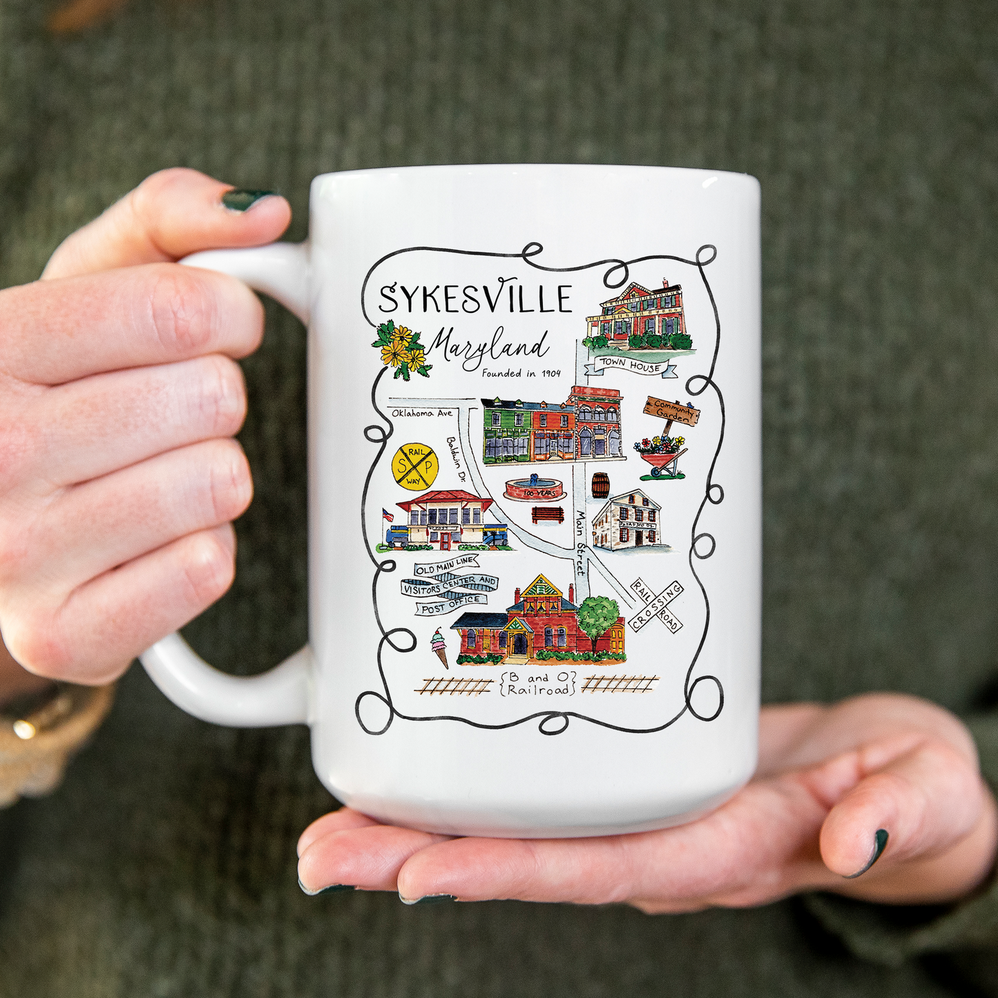 Sykesville, MD - Ceramic Mug 15oz