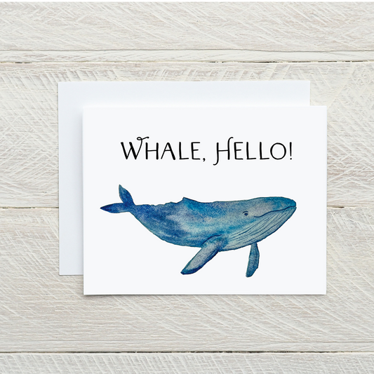 Whale, hello! - Note Cards